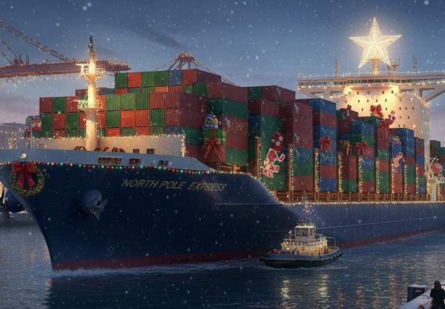 Christmas Cargo Into the UK