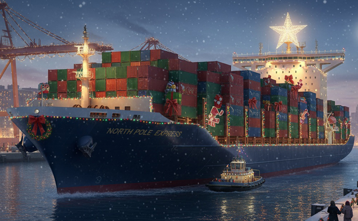Christmas Cargo Into the UK